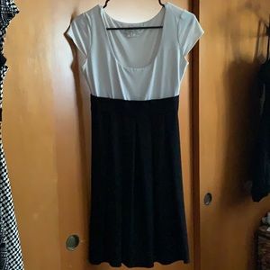 Black and white dress